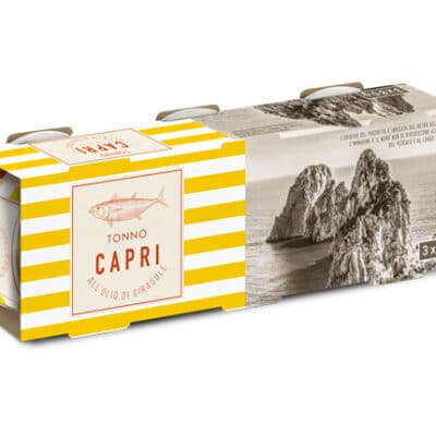Ton in ulei f.s. / Tonno Capri Olio semi - 3 buc  80 gr.